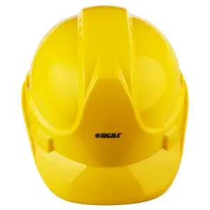 Каска будівельна 8 точок кріплення (жовта) SIGMA (9414521) №1