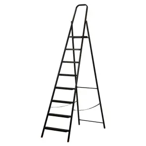 Стремянка стальная 8 ступенек 2.55 м GRAD (5035905) №1