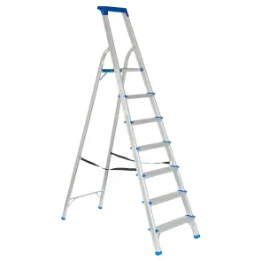 Стремянка алюминиевая 7 ступеней 2.01м SIGMA (5036654) №7