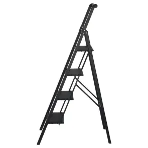 Стремянка алюминиевая Loft 4 ступеньки 1.47м FLORA (5036324) №2