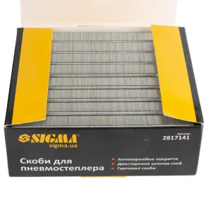 Скоби 14×12.8мм для пневмостеплера 5000шт SIGMA (2817141) №3