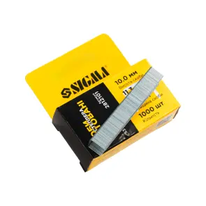 Скобы 10×11.3мм закаленные 1000шт SIGMA (2812101) №6