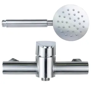 Змішувач HT Ø35 для душу SS AQUATICA HT-1D171P (9719301) №3