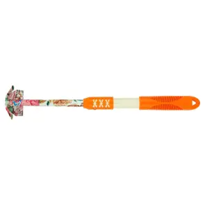 Мотика комбінована плоска + 3-х зубая (orange) (TPR) FLORA (5043054) №2
