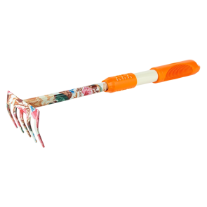 Граблі 5-ти зубі (orange) (TPR) FLORA (5043024) №1