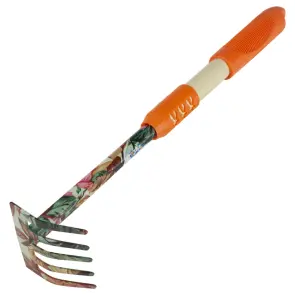 Граблі 5-ти зубі (orange) (TPR) FLORA (5043024) №3