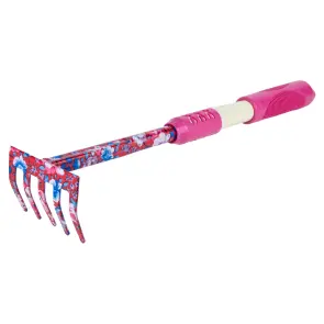 Граблі 5-ти зубі (pink) (TPR) FLORA (5043154) №1