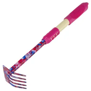 Граблі 5-ти зубі (pink) (TPR) FLORA (5043154) №3