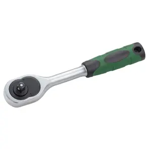 Ключ-трещотка 1/4" 150мм 45T GRAD (6050345) №4