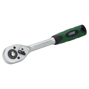 Ключ-тріскачка 3/8" 200мм 45T GRAD (6050355) №3