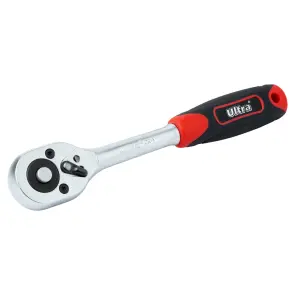 Ключ-тріскачка 3/8" 200мм 72T CrV ULTRA (6050312) №1
