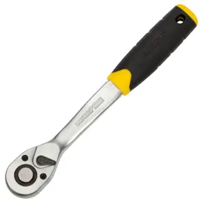 Ключ-трещотка с изогнутой ручкой 1/2" 250мм 72T CrV SIGMA (6050091) №2