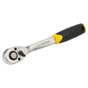 Ключ-трещотка с изогнутой ручкой 1/2" 250мм 72T CrV SIGMA (6050091) №4