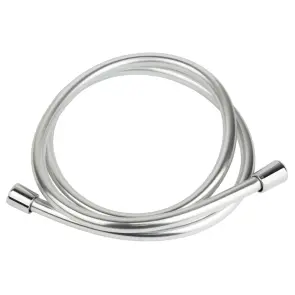 Шланг для душа 1/2" ПВХ 3-х слойный с подшипником серебристый 150см CORSO XB-0133 (9691611) №2