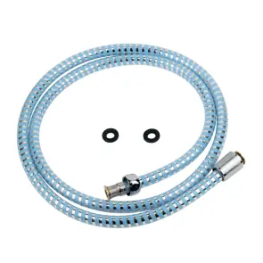 Шланг для душа ½" PVC 2-х слойный синий 150см TAU XB-1483 (9891671) №1