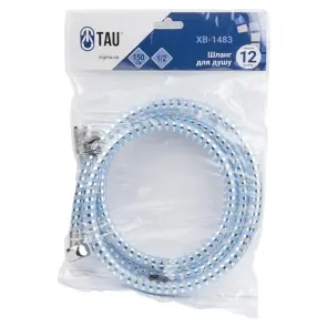 Шланг для душа ½" PVC 2-х слойный синий 150см TAU XB-1483 (9891671) №2
