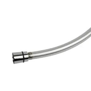 Шланг для душа 1/2" PVC 3-х слойный с подшипником серебристый 150см AQUATICA XB-0173 (9791611) №3