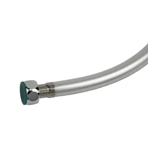 Шланг для душа 1/2" PVC 3-х слойный с подшипником серебристый 150см AQUATICA XB-0173 (9791611) №4
