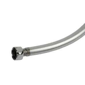 Шланг для душа 1/2" PVC 3-х слойный с подшипником серебристый 150см AQUATICA XB-0173 (9791611) №5