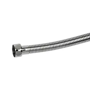 Шланг для душа 1/2" SS усиленный хромированный растяжной с подшипником 150-210см AQUATICA XB-6153 (9792010) №5