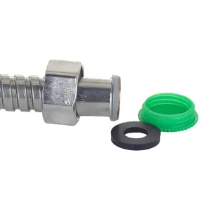 Шланг для душа 1/2" SS з підшипником 150см AQUATICA XB-9373 (9792041) №2