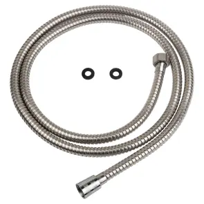 Шланг для душа 1/2" SS с подшипником 175см AQUATICA XB-9376 (9792042) №1