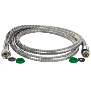 Шланг для душа 1/2" SS с подшипником 175см AQUATICA XB-9376 (9792042) №2