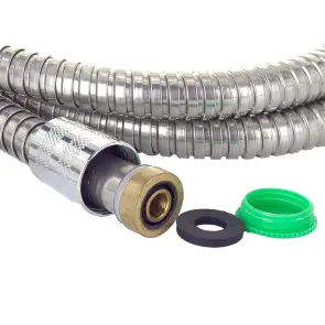 Шланг для душа 1/2" SS с подшипником 175см AQUATICA XB-9376 (9792042) №3