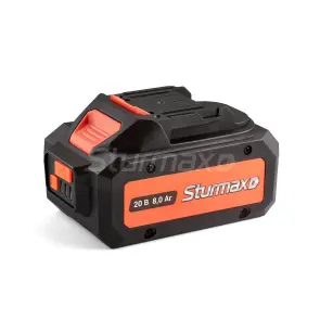 Sturmax CRM2008B Аккумулятор Li-Ion 20В, 8.0 Ач с индикатором заряда, серия Cordless Range №1