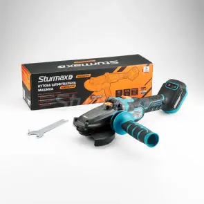 Sturmax AGM9003CRP Угловая шлифмашина акум.125мм,20В,БЕСЧЕТНАЯ,без аккума. Cordless Range Profi №7