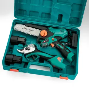 Sturmax SCM2161C-SET: CCM9916SS+SCM2016CLSS Набор ак. инструмента 16В, пила, секатор, кейс №2