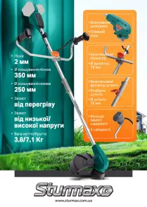 Sturmax GTM3542CR Триммер аккумуляторный 40 В Велоручка бесщеточная дв., без аккумулятора. и зарядки №11
