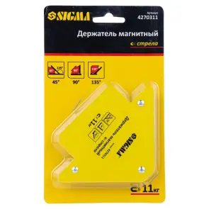 Магнит для сварки стрела 11кг 75×65мм (45°, 90°, 135°) SIGMA (4270311) №6