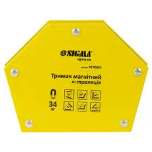 Магніт для зварки трапеція 34кг 105×65×65×45мм (30,45,60,75,90,135°) SIGMA (4270361)