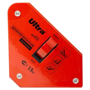 Тримач магнітний вимикний 13кг 95×80×98мм (45,90,135°) ULTRA (4270122) №1