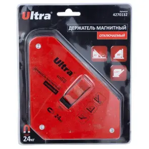 Держатель магнитный отключающий 24кг 130×110×135мм (45,90,135°) ULTRA (4270132) №1