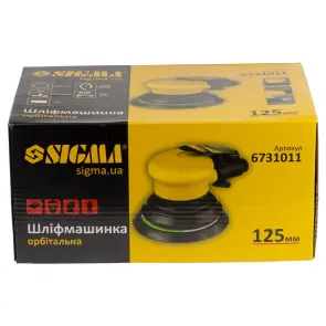 Шлифмашинка орбитальная пневматическая 125мм SIGMA (6731011) №8