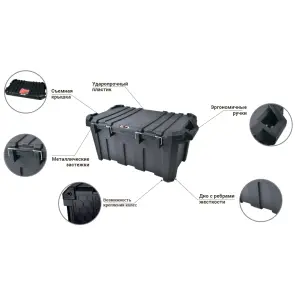 Контейнер для інструменту 60л Profi 801×383×325мм ULTRA (7402492) №5
