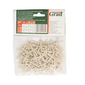 Хрестик дистанційний для плитки 2мм 120шт GRAD (8241535) №3