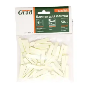 Клин для плитки 25мм 50шт GRAD (8241815) №2