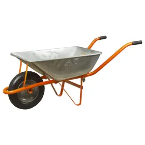 Тачка садова одноколісна 58л 120кг колесо 14" FLORA (5055324) №1