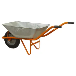 Тачка садова одноколісна 58л 120кг колесо 14" FLORA (5055324) №3