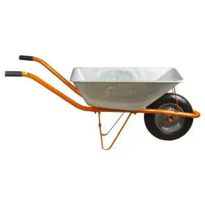 Тачка садова одноколісна 58л 120кг колесо 14" FLORA (5055324) №6