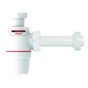 Сифон для кухонної мийки Neo Air 1½"×Ø40мм з відведенням WIRQUIN (9542330) №1