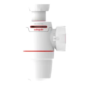 Сифон для кухонной мойки Neo Air 1½"×Ø40мм WIRQUIN (9542331) №1