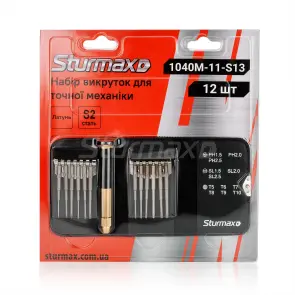 Sturmax 1040M-11-S13 Набір викруток для точної механіки 13 шт №5