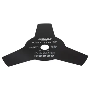 Нож для триммера Ø255×25.4мм 3Т SIGMA (5624311) №3