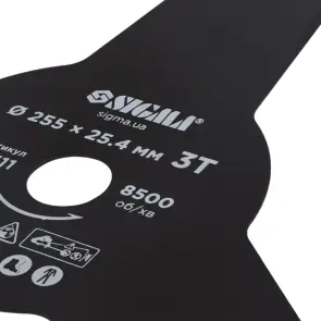 Нож для триммера Ø255×25.4мм 3Т SIGMA (5624311) №4