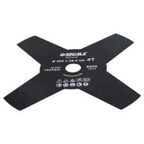 Нож для триммера Ø255×25.4мм 4Т SIGMA (5624321) №3
