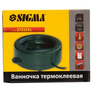 Ванночка термоклейова з тефлоновим покриттям 100Вт SIGMA (2721531) №3